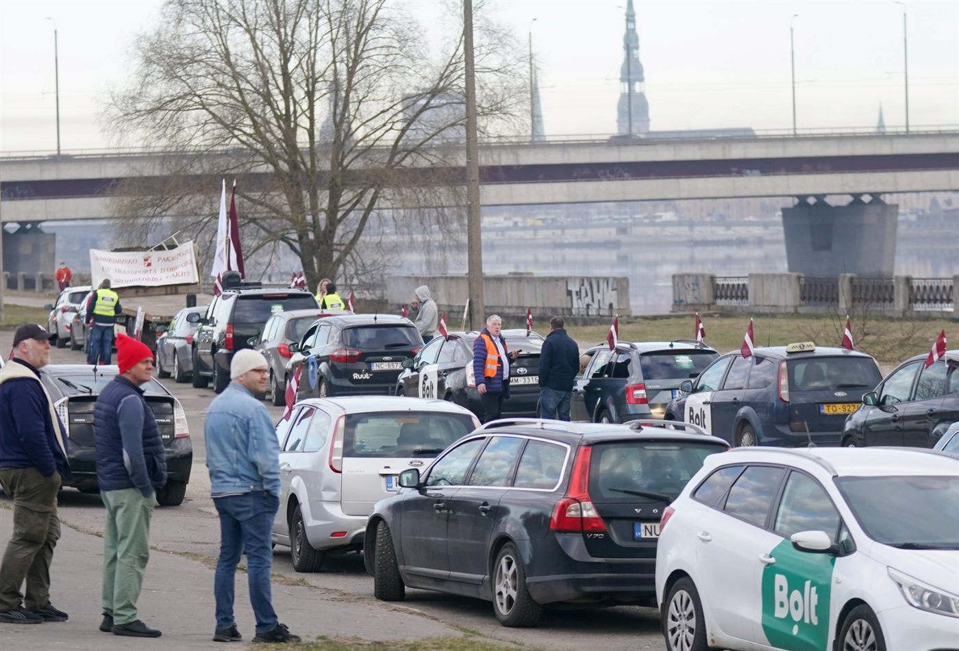 Taksometru vadītāju protests pret Bolt, Rīga, aprīlis 2026 — 29