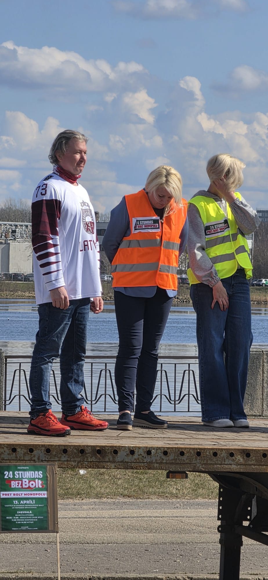 Taksometru vadītāju protests pret Bolt, Rīga, aprīlis 2026 — 4