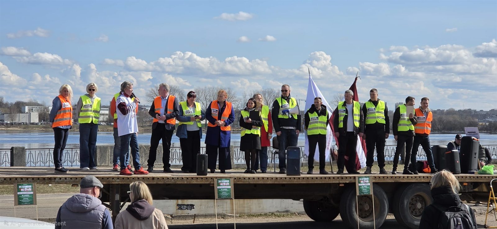 Taksometru vadītāju protests pret Bolt, Rīga, aprīlis 2026 — 5