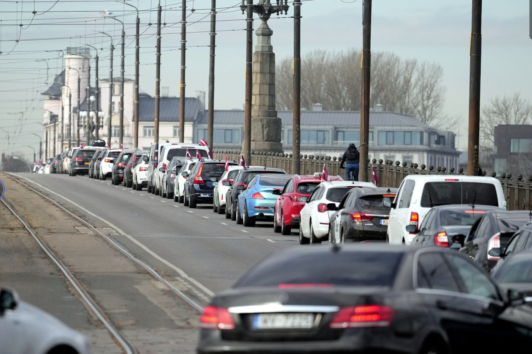 Taksometru vadītāju protests pret Bolt, Rīga, aprīlis 2026 — 19