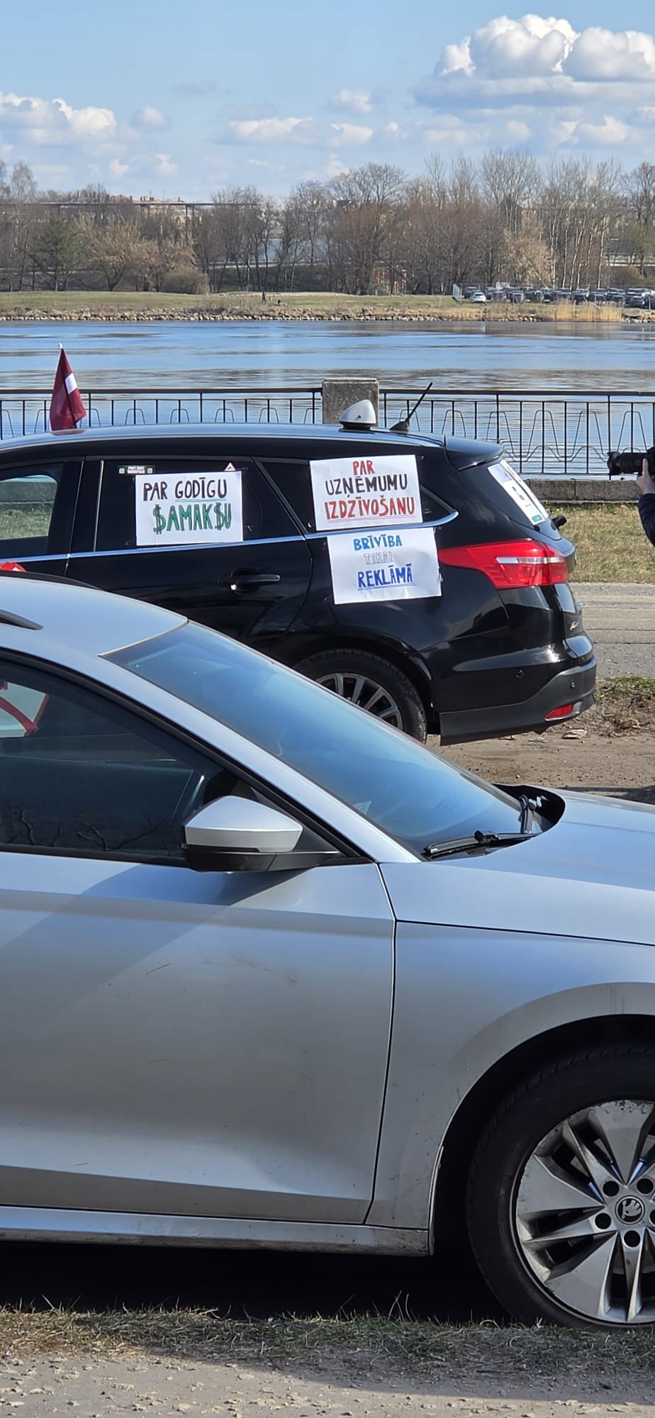 Taksometru vadītāju protests pret Bolt, Rīga, aprīlis 2026 — 13