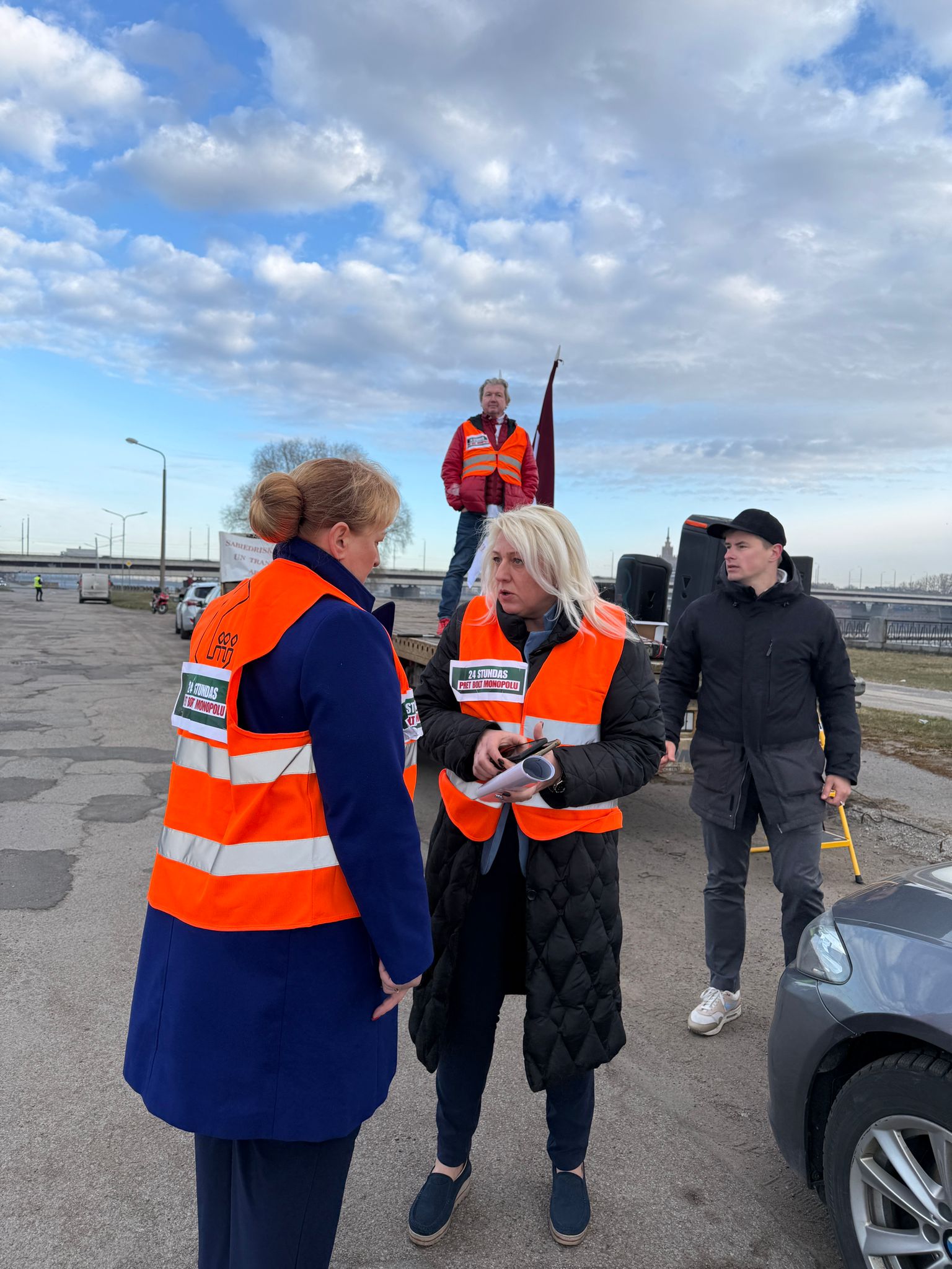 Taksometru vadītāju protests pret Bolt, Rīga, aprīlis 2026 — 23